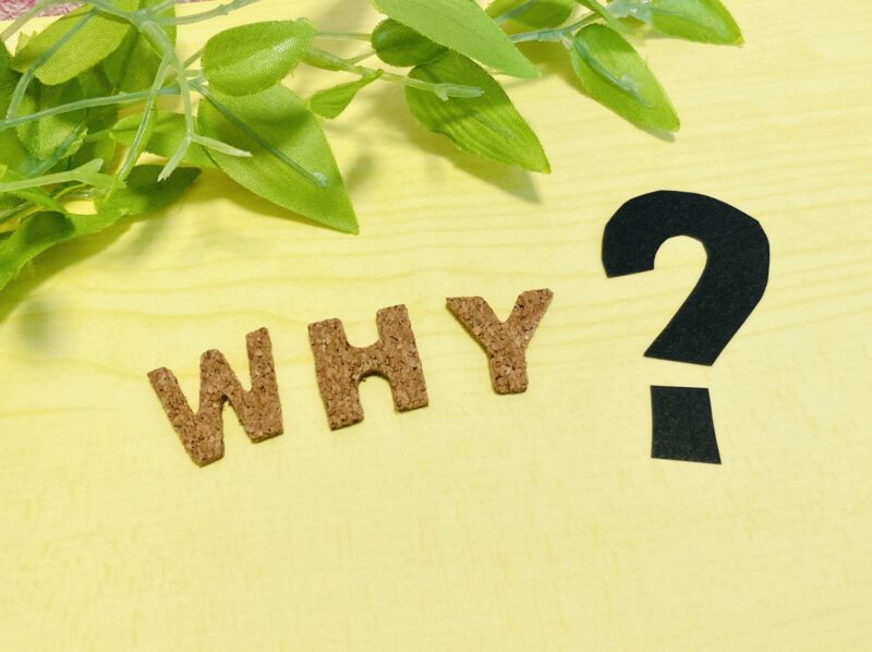 why?なぜ?理由