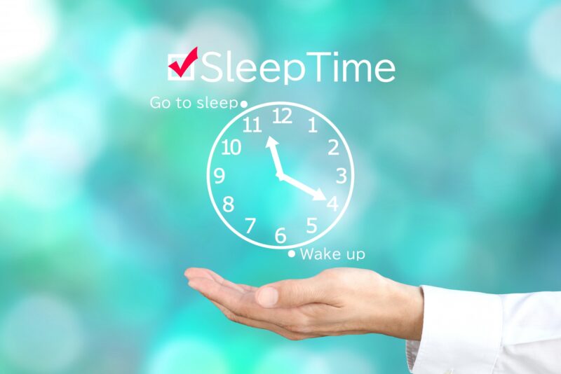 睡眠時間の確認イメージ