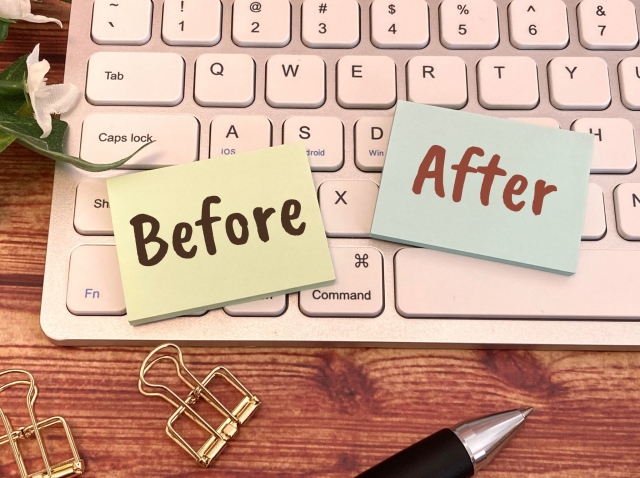 before/after