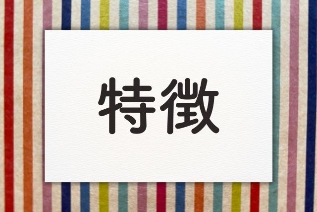 特徴のイメージ画像