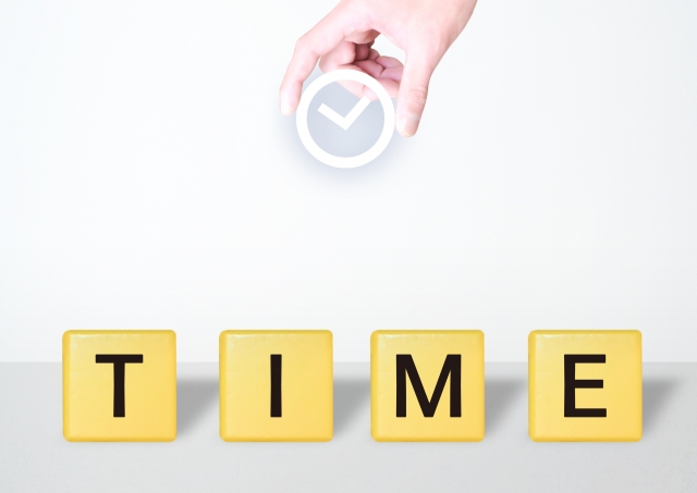 時間 TIME スケジュール