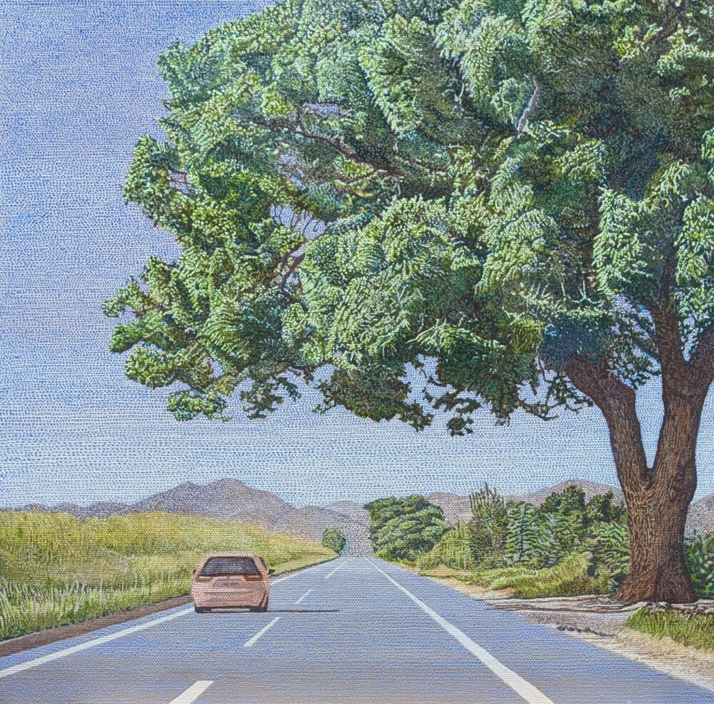 「共生」油彩画